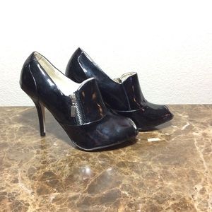 Wild Diva Booties Peep Toe Open